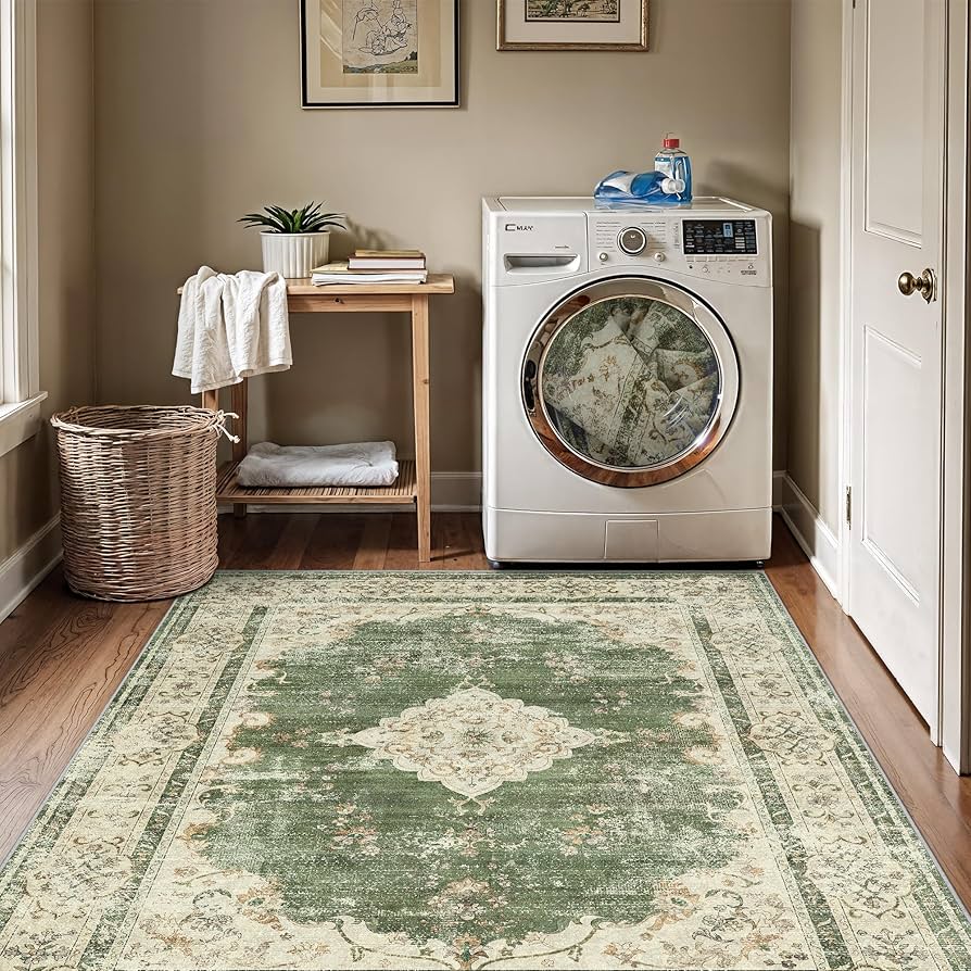 110×210 \"Green Emerald” ViNTAGE RUG 110×210 